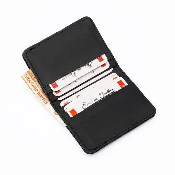 Men's Multicolor Leather Wallet with Card Slots - Image 4