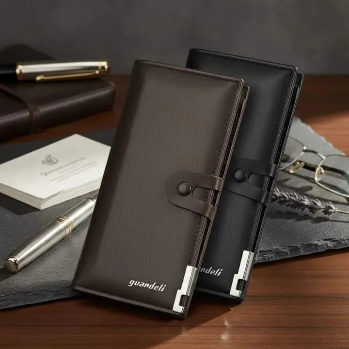 Unisex PU Leather Wallet Multicolor Bi Fold