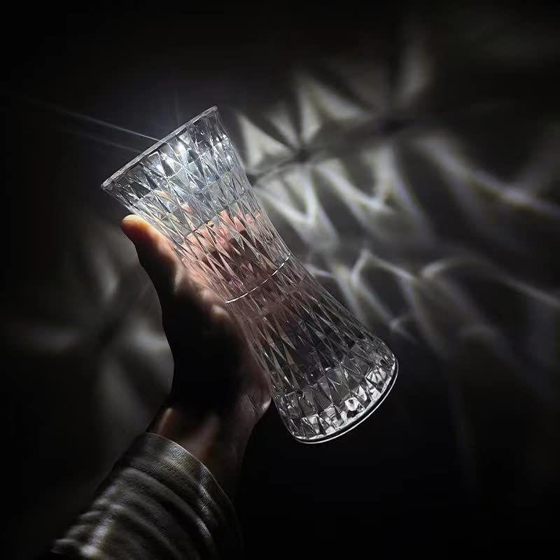 Rechargeable Crystal Table Lamp with 16 Colors Touch Control - Image 3