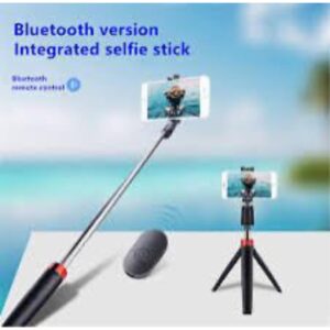 Portable Black Selfie Stick with Tripod & Multiple Angles