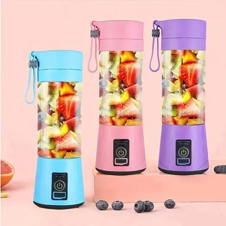 Portable Rechargeable Citrus Juicer Multicolor ABS