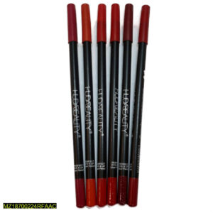 Waterproof Lip Pencils Pack of 6 Huda Beauty