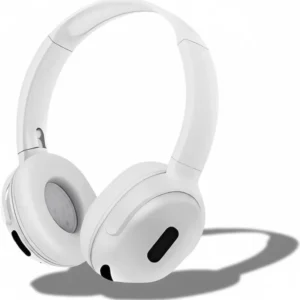 White Wireless Bluetooth Headphones with ANC