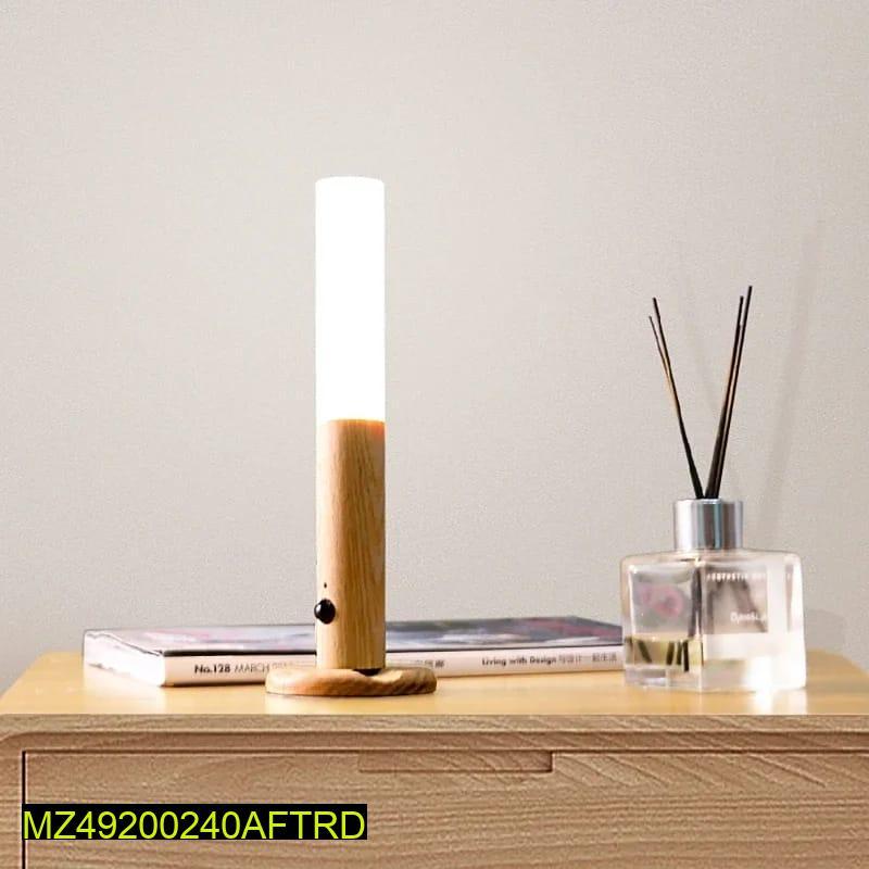 Wooden LED Motion Sensor Night Lamp 3300K Warm Light - Image 3