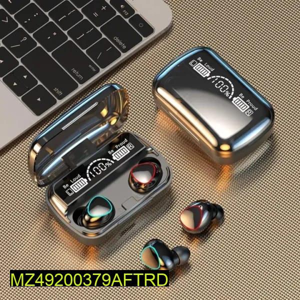 M10 Digital Display Earbuds Black Rechargeable Bluetooth 5.1 - Image 8