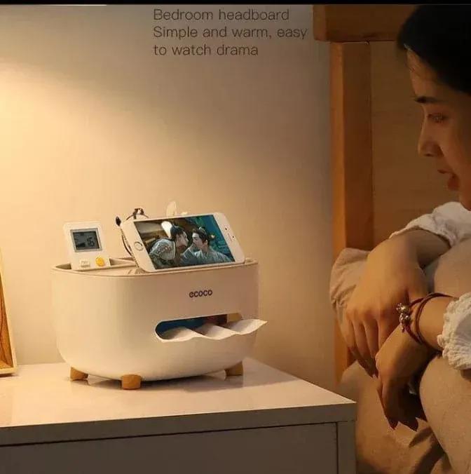 White Tissue Box for Home Office Car - Image 8