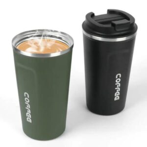 Double Wall Vacuum Travel Coffee Mug with Lid