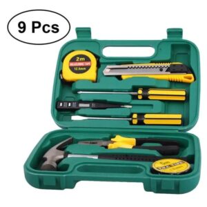 9 Pcs Stainless Steel Portable Tool Kit Set