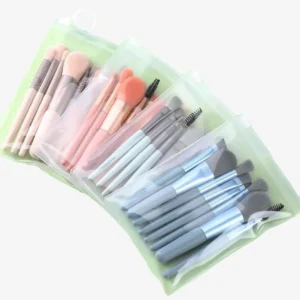 8 Piece Makeup Brush Set with Pouch