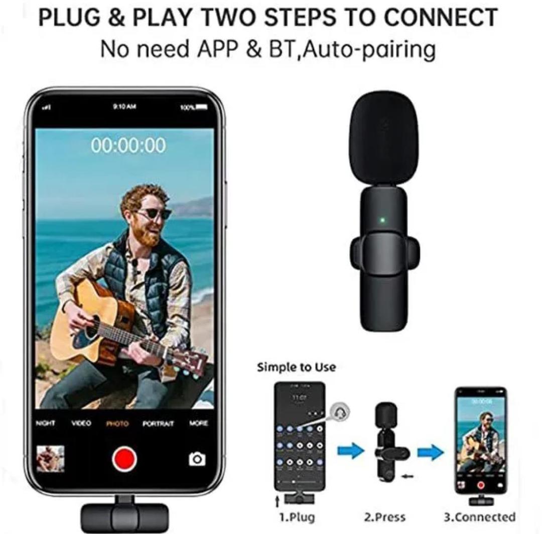 K8 Wireless 3-in-1 Noise Reduction Mic for iPhone & Android - Image 10