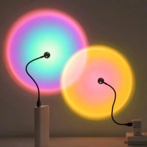 Rechargeable Multicolor Dimmable Sunset Lamp