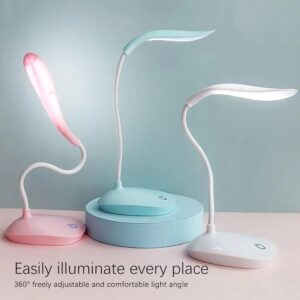Rechargeable White LED Desk Lamp for Home Office
