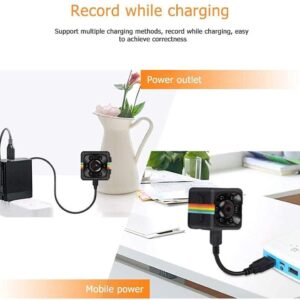 Mini Spy Camera Black 2.2cm Portable Recording